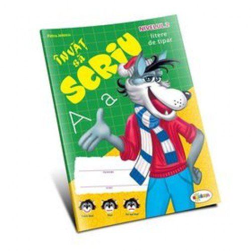 Învăț să scriu litere de tipar (nivelul 2)