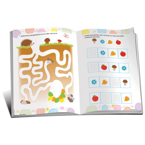 Marea carte de colorat - IQ start 4+ (cu 70 de autocolante)