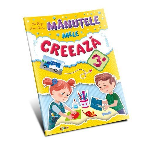 Marea carte de colorat - Mânuţele mele creează 3+