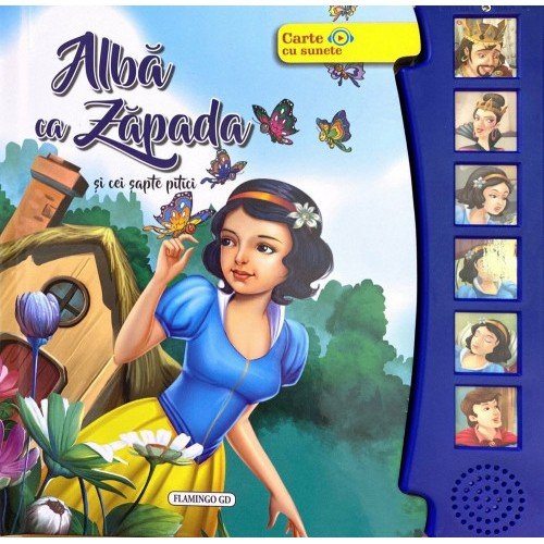 Carte cu sunete - Alba ca zapada