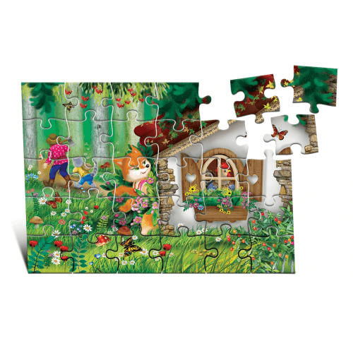Puzzle Cocoșel Creastă de Aur 30ps.