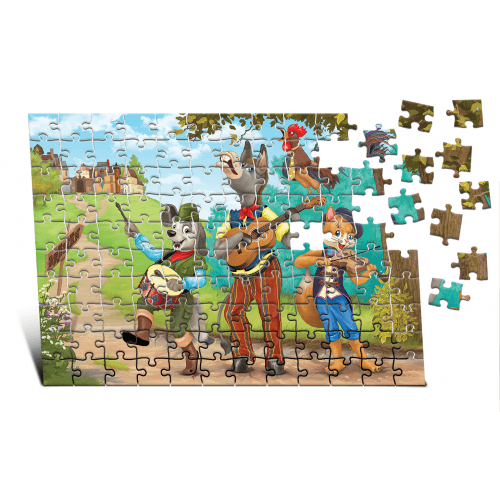 Puzzle Muzicanții din Bremen 120ps.
