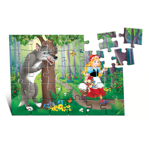 Puzzle - Scufita Rosie (30 de piese)