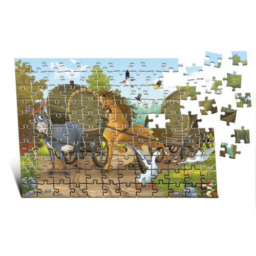 Puzzle - Două poloboace 120ps.