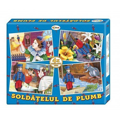 Puzzle - Soldățelul de plumb (4 imagini în cutie)