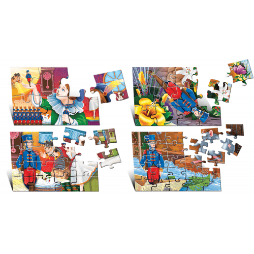 Puzzle - Soldățelul de plumb (4 imagini în cutie)