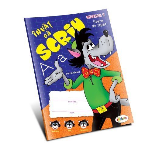 Învăț să scriu litere de tipar (nivelul 1)