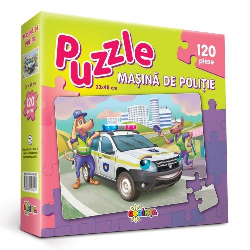 Puzzle - Mașina de Poliție (120 de piese)