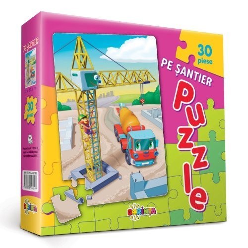 Puzzle - Pe șantier (30 de piese)