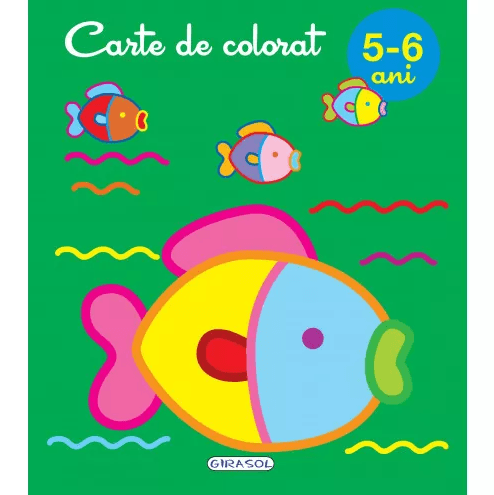 Carte de colorat 5-6 ani