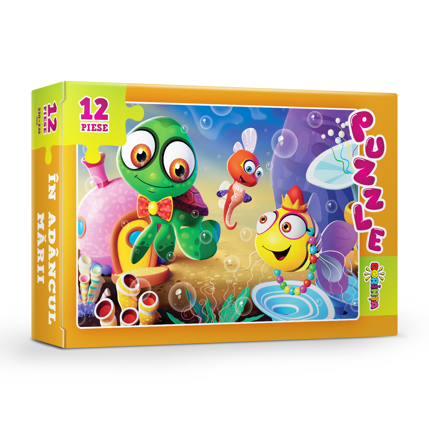 Puzzle - În adâncul mării (12 piese)