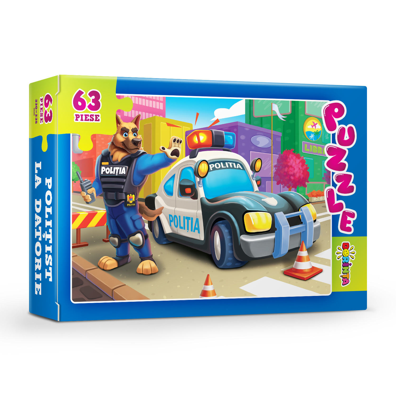 Puzzle - Polițist la datorie (63 de piese)