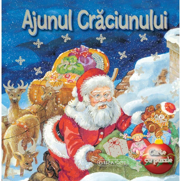 Carte cu puzzle - Ajunul Craciunului