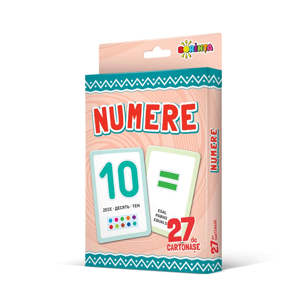 27 de cartonașe. Numere