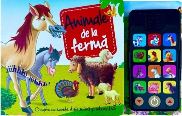 Animale de la ferma. O carte cu sunete distractiva si interactiva