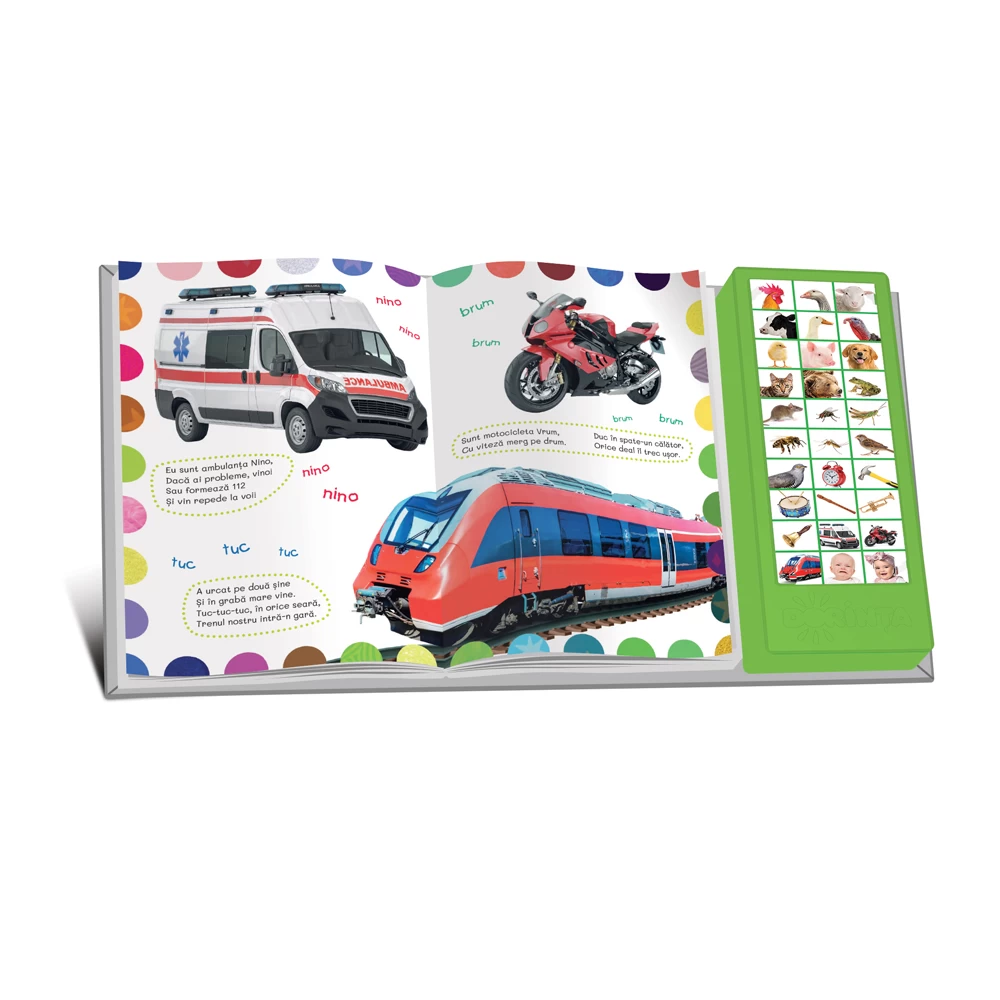 Carte cu sunete / carte sonoră - Primele sunete