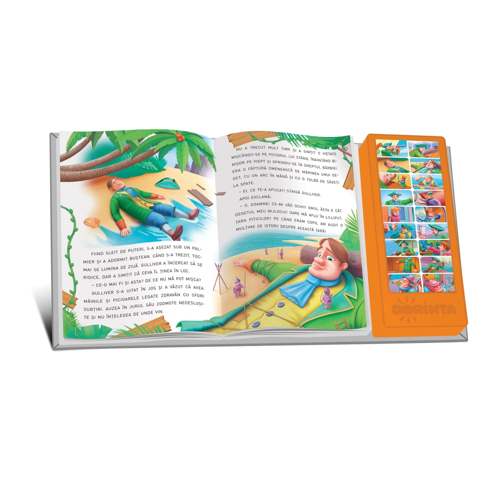 Carte cu sunete / sonoră - Aventurile lui Guliver