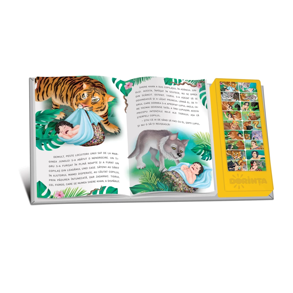 Carte cu sunete / sonoră - Cartea Junglei