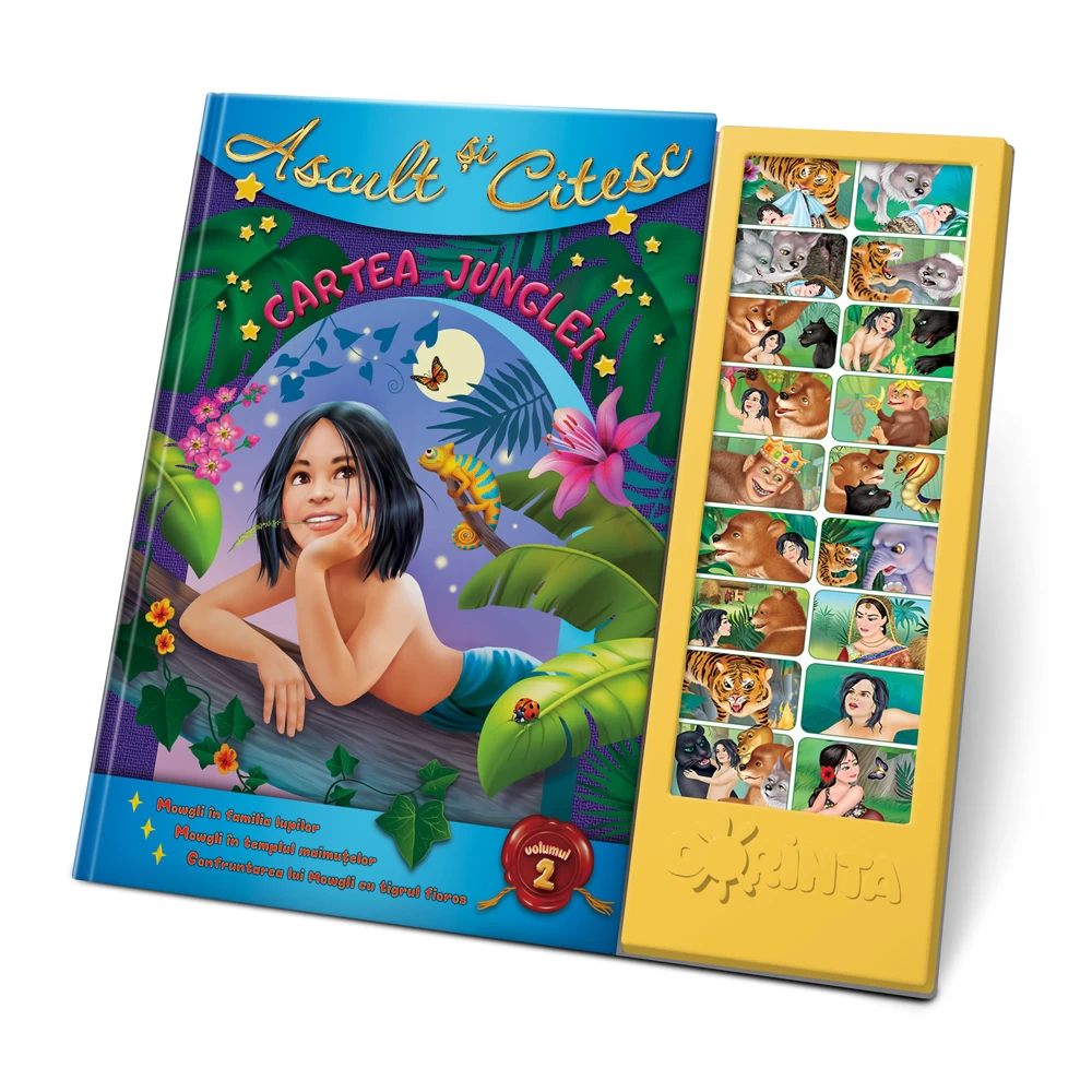 Carte cu sunete / sonoră - Cartea Junglei