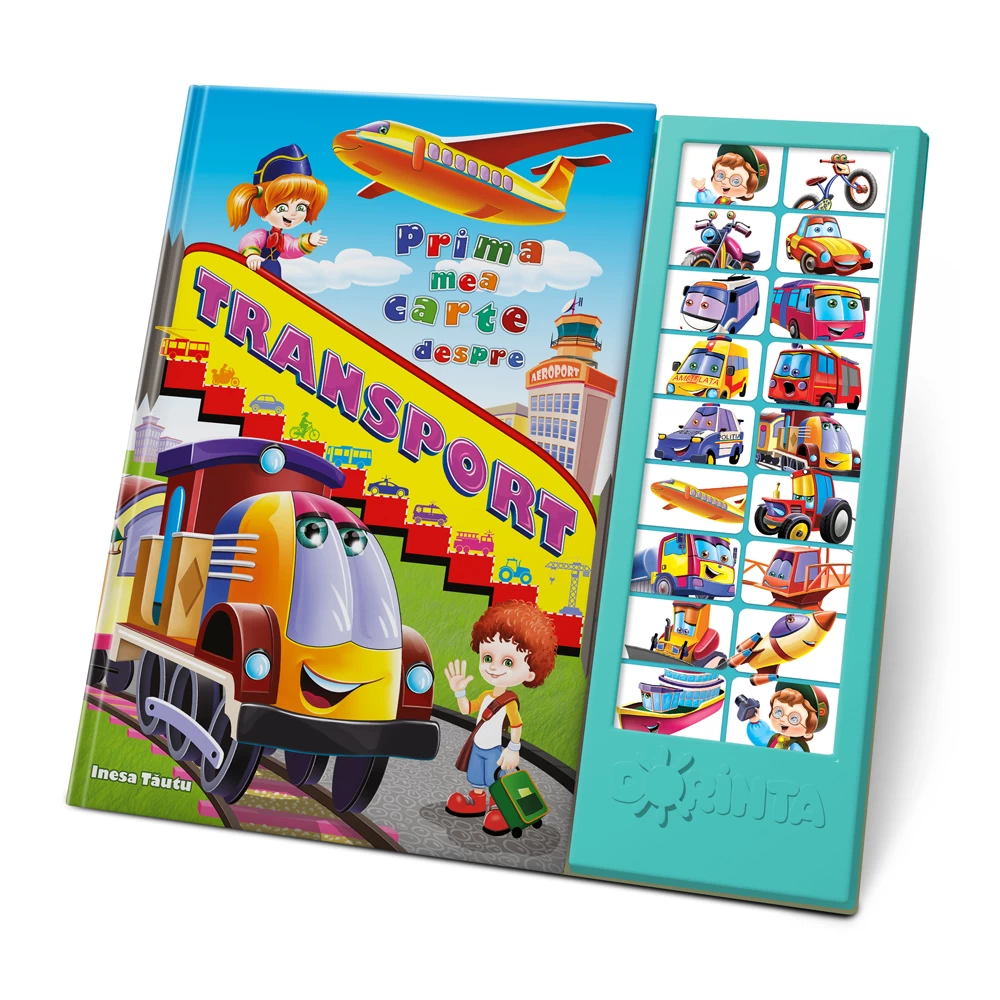 Carte cu sunete / sonoră - Prima mea carte despre transport