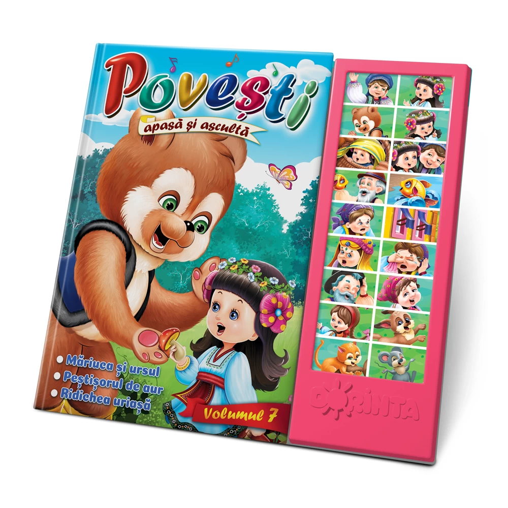 Carte cu sunete / sonoră - Povești volumul 7
