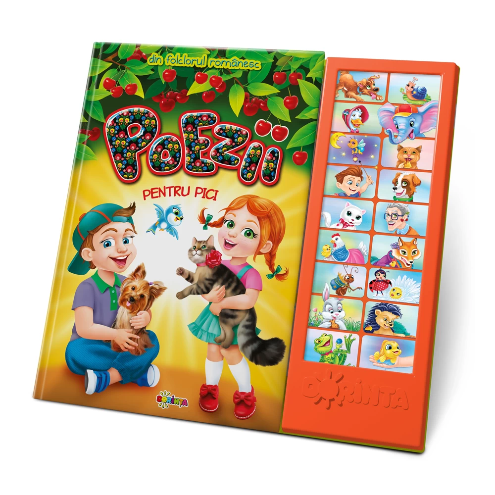 Carte cu sunete / sonoră - Poezii pentru pici din folclorul romanesc