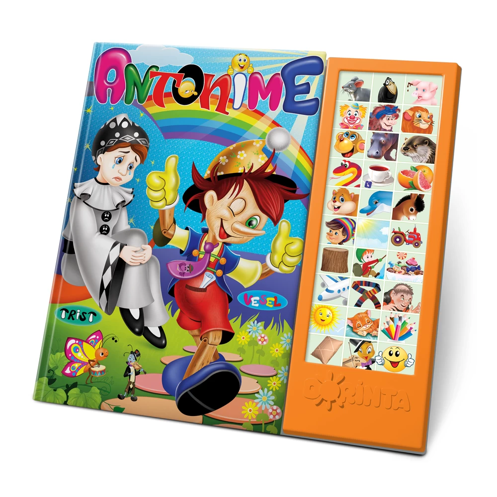Carte cu sunete / sonoră - Antonime