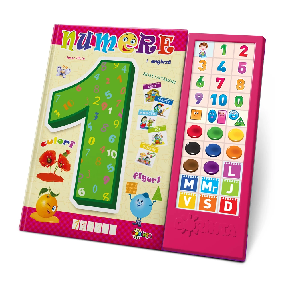 Carte cu sunete / sonoră - Numere