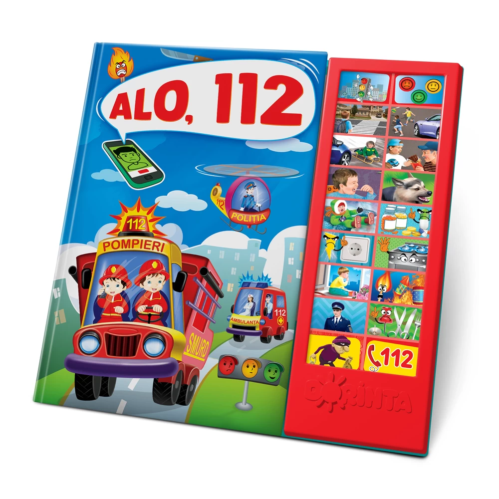 Carte cu sunete / sonoră - Alo, 112