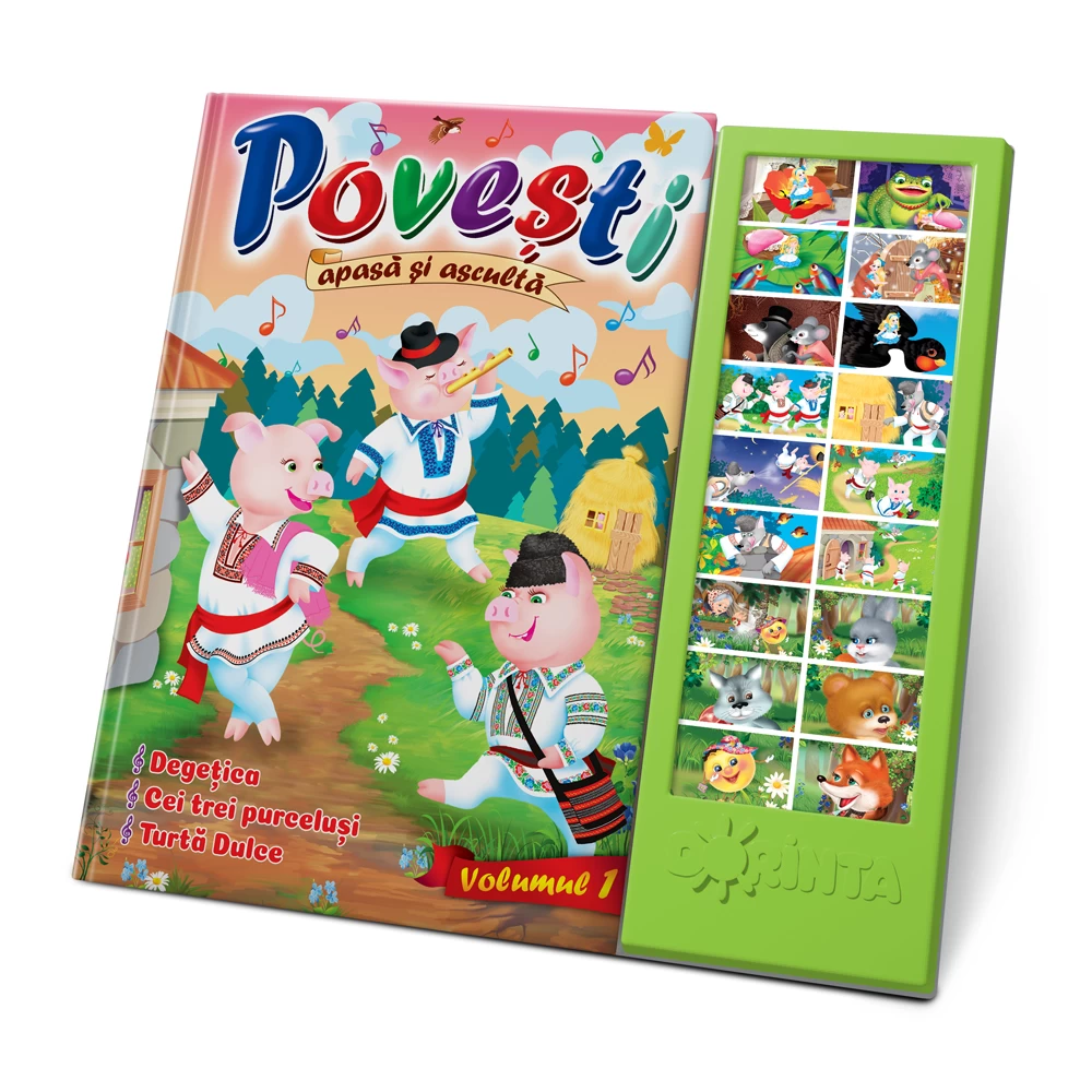 Carte cu sunete / sonoră - Povești volumul 1