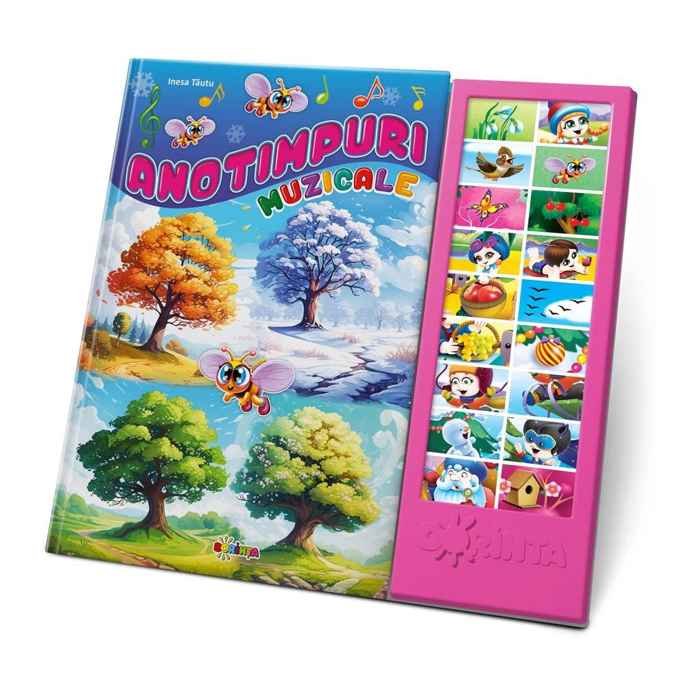 Carte cu sunete / carte sonoră - Anotimpuri muzicale