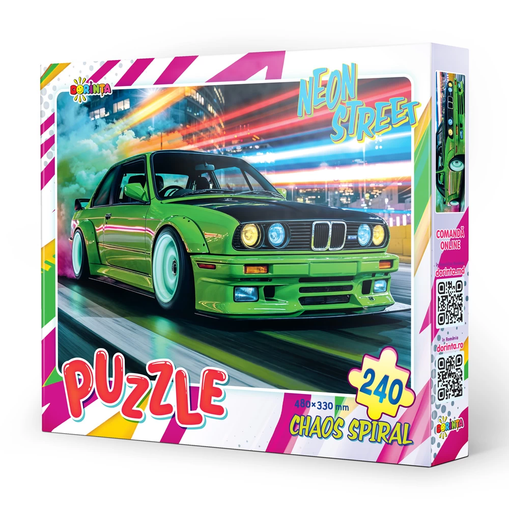 Puzzle - Neon Street. Chaos spiral (240 piese)