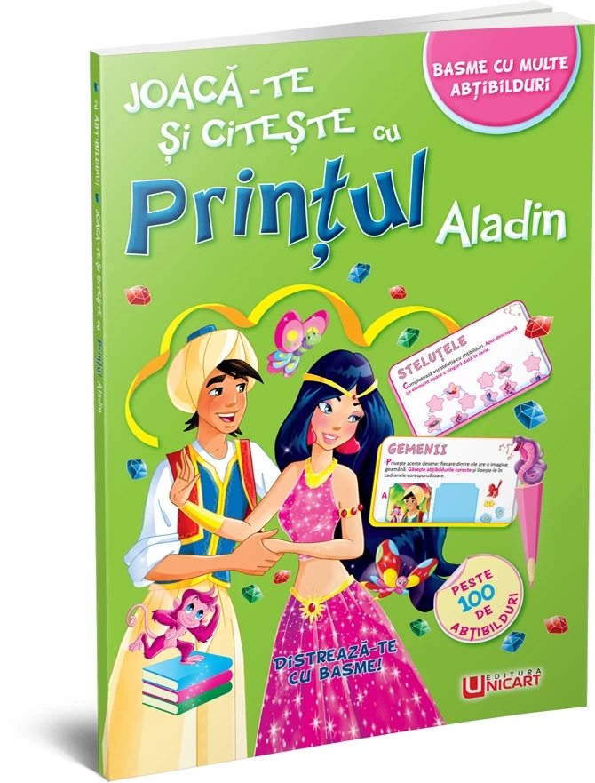 Joaca-te si citeste cu printul Aladin