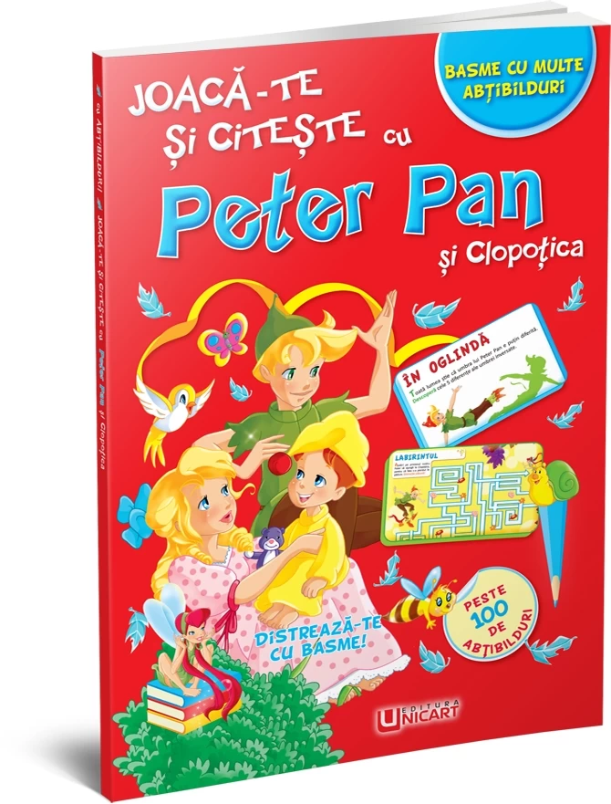 Joaca-te si citeste cu Peter Pan si Clopotica