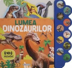 Carte sonora cu 10 sunete - Lumea dinozaurilor.