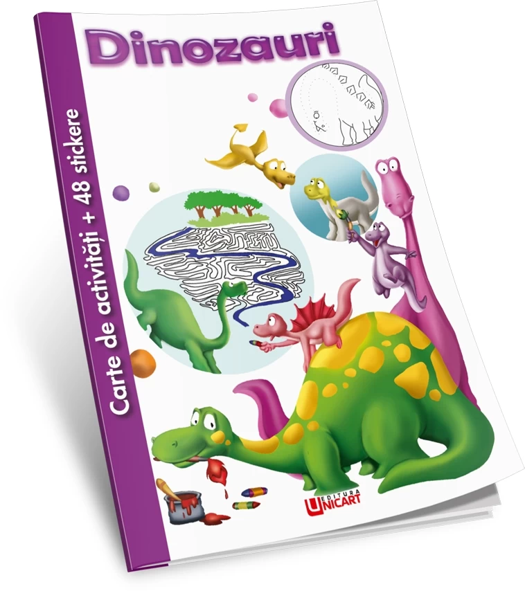 ACTIVITATI+STICKERE - DINOZAURI