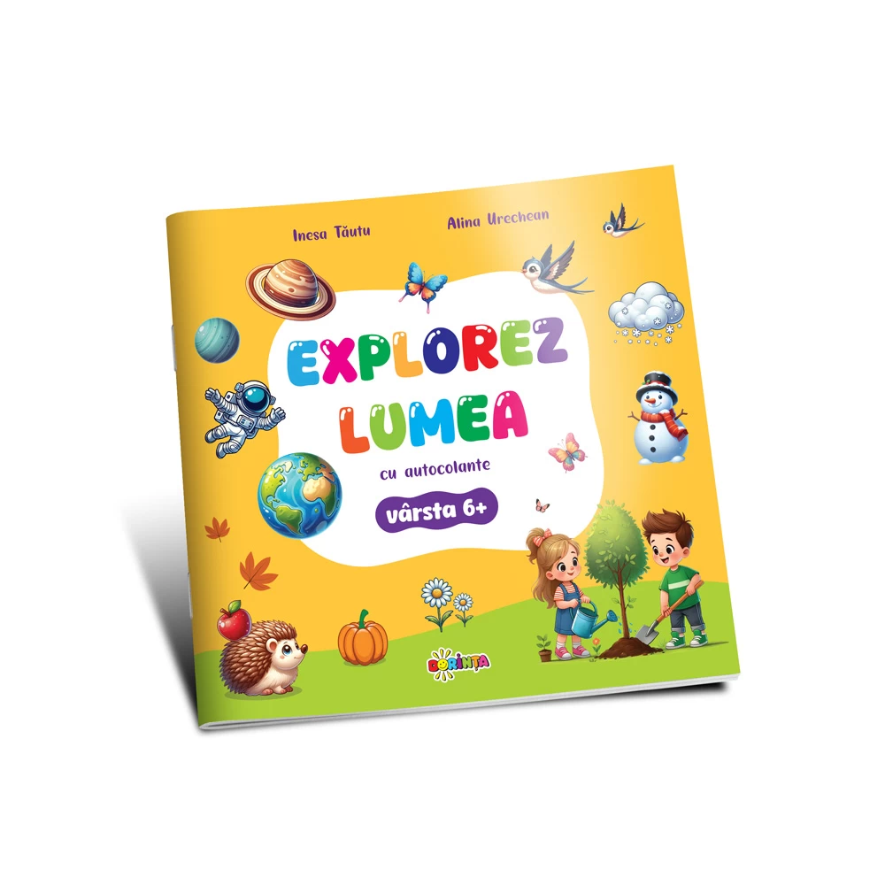 Explorez Lumea cu autocolante 6+