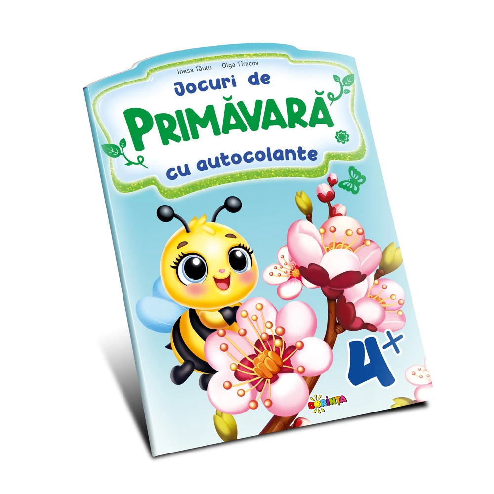 Jocuri de Primăvară cu autocolante: 4+