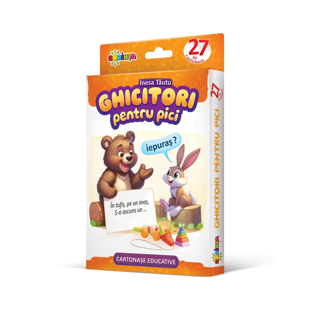27 de cartonașe. Ghicitori pentru pici