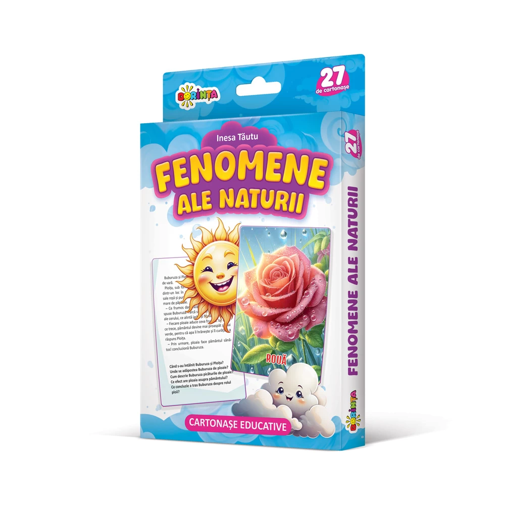 27 de cartonașe educative. Fenomene ale Naturii