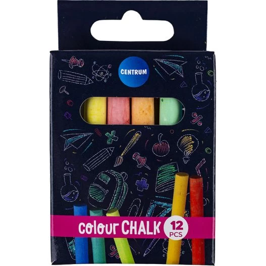Creta Scolara Centrum 12 Buc/Cutie Color