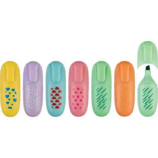 Textmarker Centrum Mini 1-5 Mm Culori Asortate Pastel