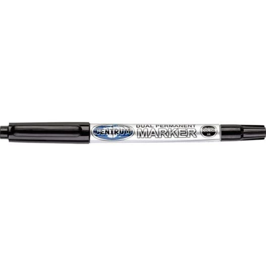 Marker Permanent Centrum CD/DVD Cu 2 Capete Negru