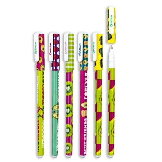 Pix Cu Bila Retractabil Centrum Opal 0.7 Mm Culori Asortate