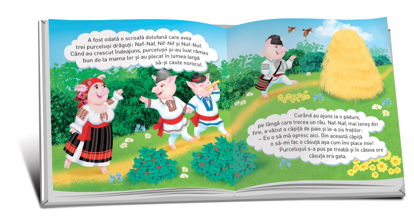 Cărți mici pentru pici - Cei 3 purceluși