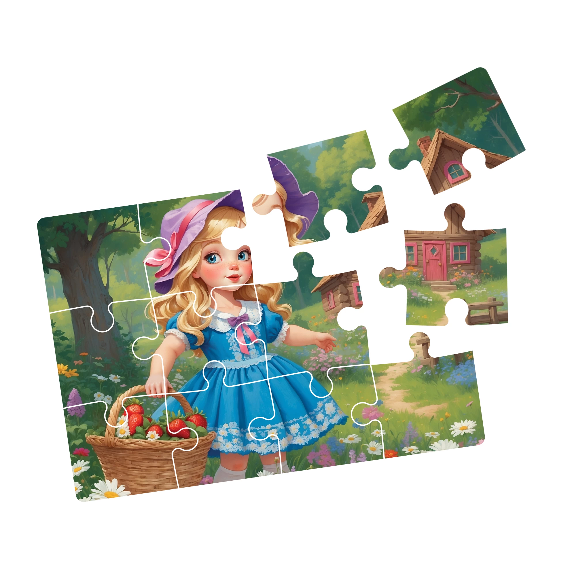 Puzzle 4 in 1 - Bucle aurii si ursii