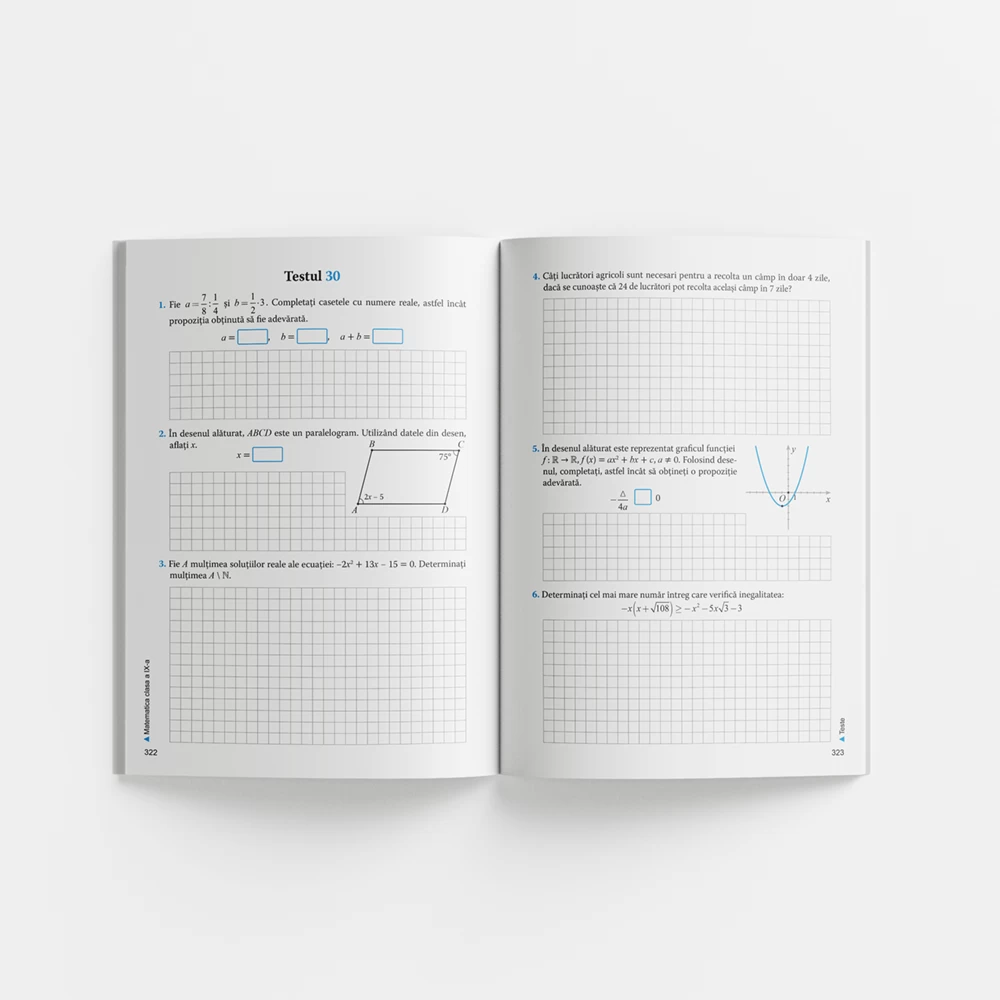 Matematica. Pregatire pentru examenul de absolvire a gimnaziului