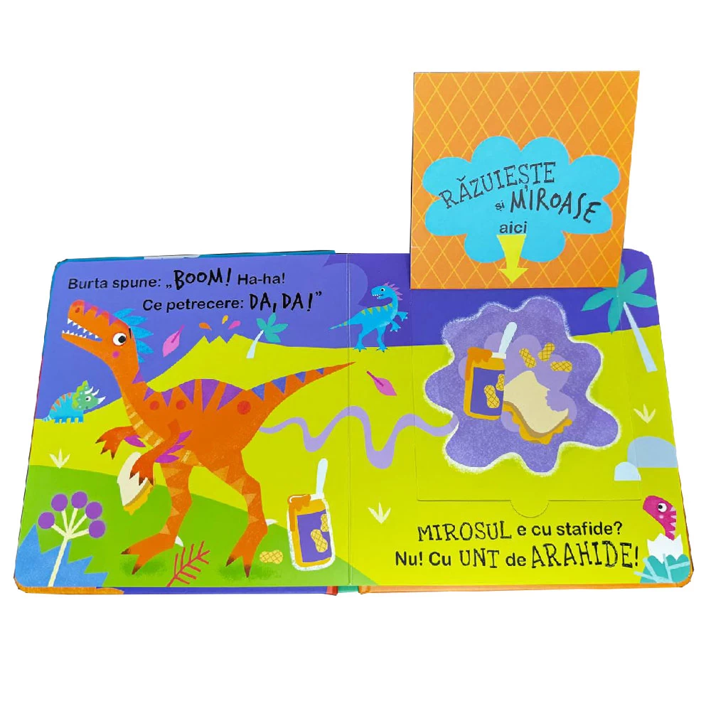 Carte cu clapete. Dino Pârţ (Răzuieşte şi miroase)