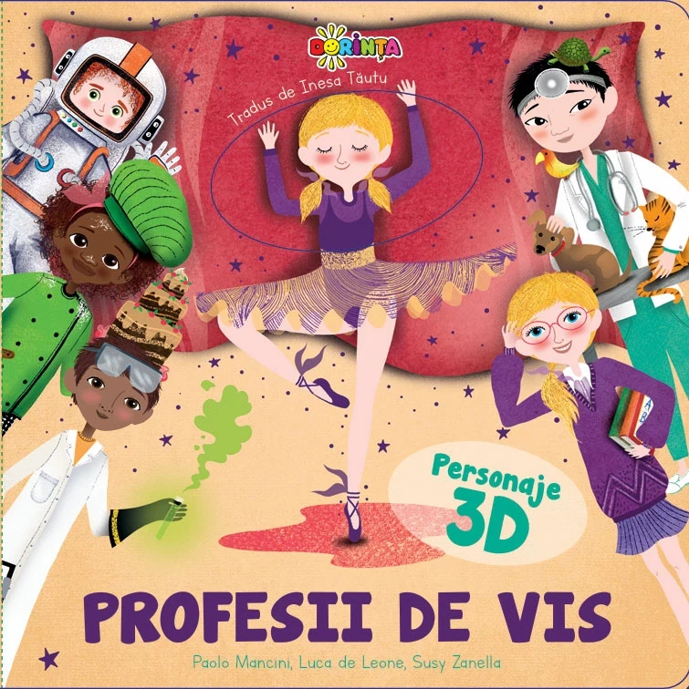 Profesii de vis cu personaje 3D