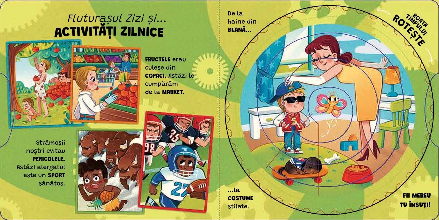 5 Spirale cu secrete. Roata timpului cu fluturaşul Zizi